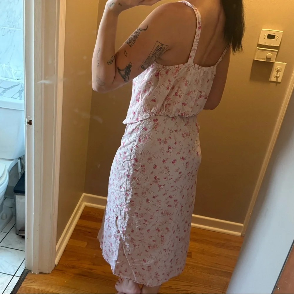 Pink Rose | Floral Matching Skirt Set